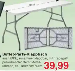 Jawoll Buffet-Party-Klapptisch Angebot