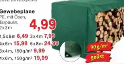 Jawoll Gewebeplane PE, mit Ösen, Tarpaulin Angebot