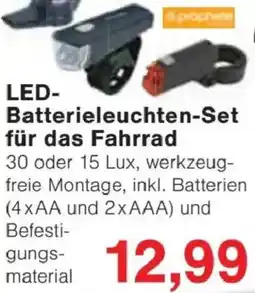 Jawoll Prophete LED-Batterieleuchten-Set für das Fahrrad Angebot