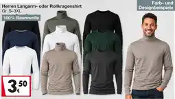 Woolworth Herren Langarm- oder Rollkragenshirt Angebot