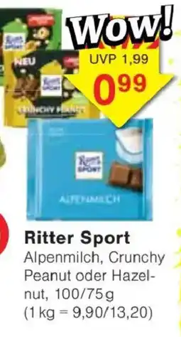Jawoll Ritter Sport Alpenmilch Angebot