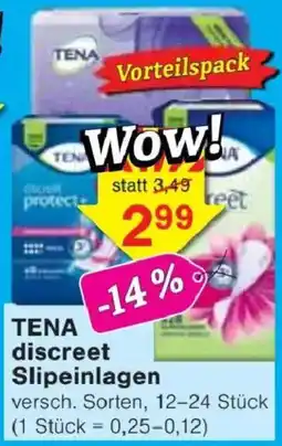 Jawoll TENA discreet Slipeinlagen Angebot
