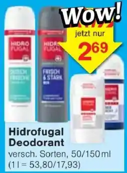 Jawoll Hidrofugal Deodorant Angebot
