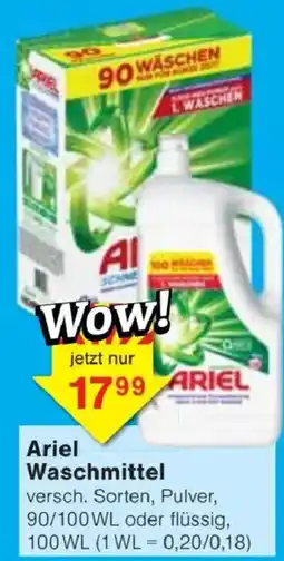 Jawoll Ariel Waschmittel Angebot
