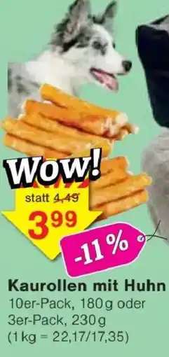 Jawoll Kaurolle mit Huhn Angebot