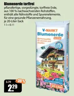 V Baumarkt V-MARKT Blumenerde torffrei Angebot
