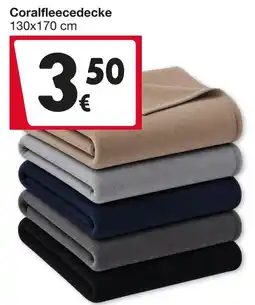 Woolworth Coralfleecedecke Angebot