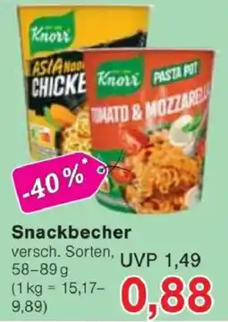 Jawoll Knorr Snackbecher Angebot