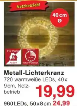 Jawoll Metall-Lichterkrantz Angebot