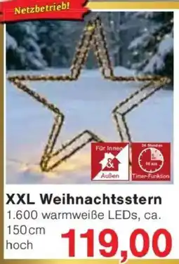 Jawoll XXL Weihnachtsstern Angebot