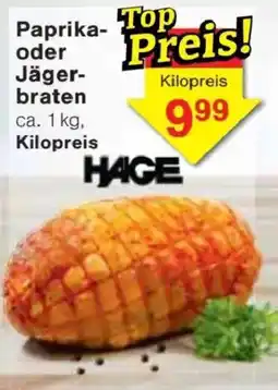 Jawoll Paprika- oder Jäger- braten HAGE Angebot