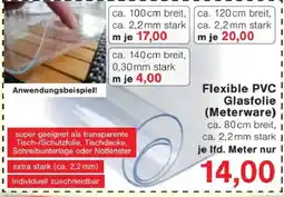 Jawoll Flexible PVC Glasfolie Angebot