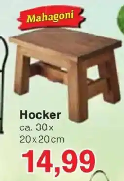 Jawoll Mahagoni Hocker Angebot