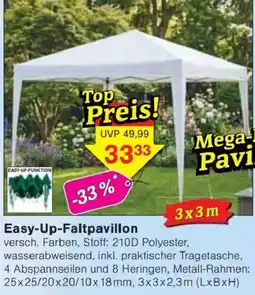 Jawoll Easy-Up-Falt pavillon Angebot