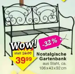 Jawoll Nostalgische Gartenbank Angebot
