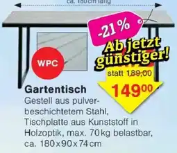 Jawoll Gartentisch Angebot