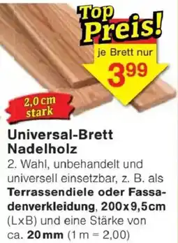 Jawoll Universal-Brett Nadelholz Angebot