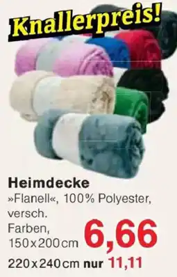 Jawoll Heimdecke »Flanell« Angebot