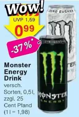 Jawoll Monster Energy Drink Angebot