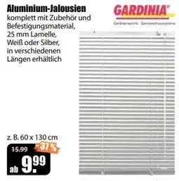 V Baumarkt Aluminium-Jalousien GARDINIA Angebot