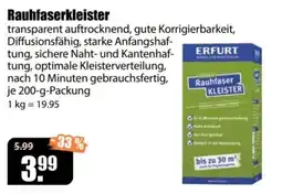 V Baumarkt Rauhfaserkleister ERFURT Angebot