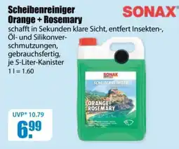V Baumarkt SONAX Scheibenreiniger Orange + Rosemary Angebot