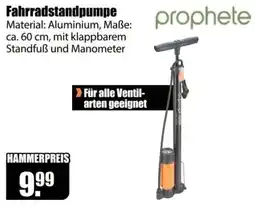 V Baumarkt Fahrradstandpumpe prophete Angebot