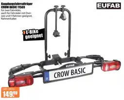 V Baumarkt Kupplungsfahrradträger CROW BASIC 11569 Angebot
