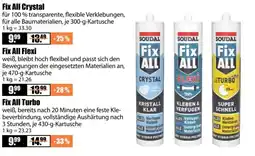 V Baumarkt SOUDAL Fix All Crystal Angebot