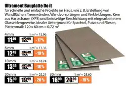 V Baumarkt Ultrament Bauplatte Do it Angebot