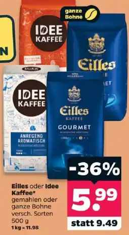 Netto Eilles oder Idee Kaffee Angebot