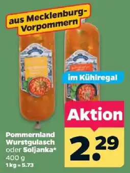 Netto Pommernland Wurstgulasch oder Soljanka Angebot