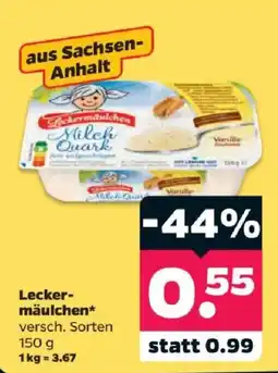Netto Lecker-mäulchen* Milch Quark Angebot