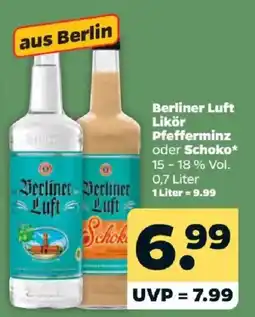 Netto Berliner Luft Likör Pfefferminz oder Schoko Angebot