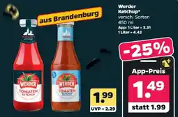 Netto Werder Tomaten Ketchup Angebot