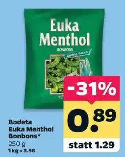Netto Bodeta Euka Menthol Bonbons Angebot