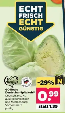 Netto GO Regio Deutscher Spitzkohl Angebot