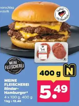 Netto MEINE FLEISCHEREI Rinder-Hamburger* Angebot