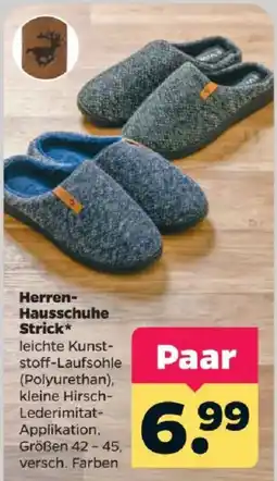 Netto Herren-Hausschuhe Strick* Angebot