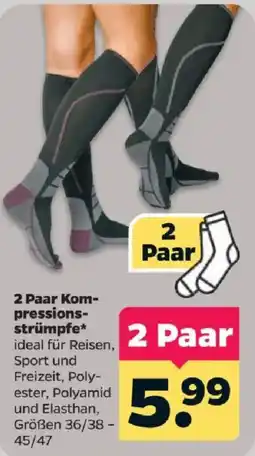 Netto 2 Paar Kompressionsstrümpfe* Angebot