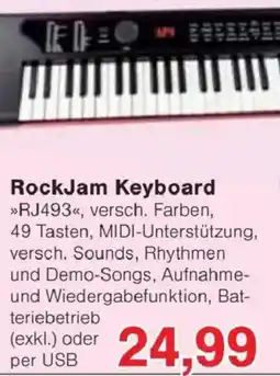 Jawoll RockJam Keyboard Angebot