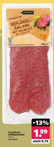 Netto Farmländer Geflügelsalami Angebot
