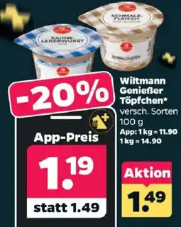 Netto Wiltmann Genießer Töpfchen Angebot