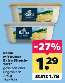 Netto Rama mit Butter Extra Streich-zart* Angebot