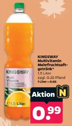 Netto KINGSWAY Multivitamin Mehrfruchtsaftgetränk Angebot