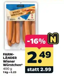 Netto FARM-LÄNDER Wiener Würstchen* Angebot