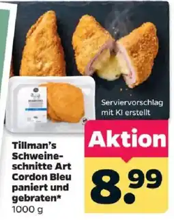 Netto Tillman's Schweine-schnitte Art Cordon Bleu paniert und gebraten Angebot