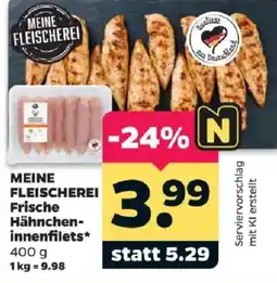 Netto MEINE FLEISCHEREI Frische Hähncheninnenfilets* Angebot