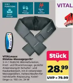 Netto VITALmaxx Shiatsu-Massagegerät Angebot