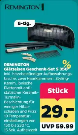 Netto REMINGTON Glätteisen Geschenk-Set S 350 Angebot